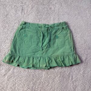 Vintage Y2K Cherokee Youth Girls Mini Green Pleated Skirt